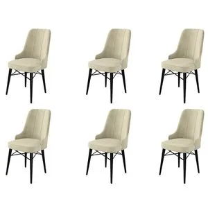 Pare - Cream, Black Cream
Black Chair Set (6 Pieces)