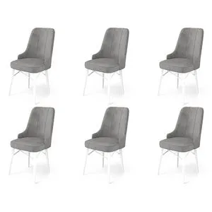 Pare - Grey, White Grey
White Chair Set (6 Pieces)