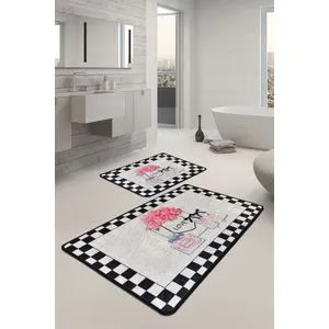 Parfume Multicolor Bathmat Set (2 Pieces)