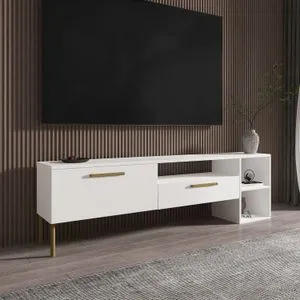 Parion White
Gold TV Stand