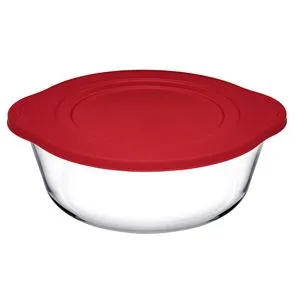 PASABAHCE BORCAM OKRUGLI SA PLASTIČNIM POKLOPCEM 218X187MM 1450CC