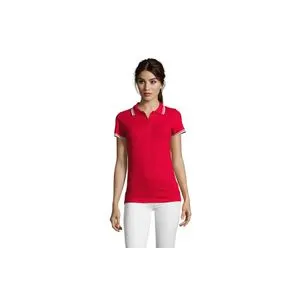 PASADENA WOMEN ženska polo majica sa kratkim rukavima - Crvena, M