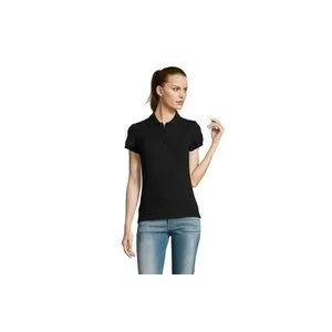 PASSION ženska polo majica sa kratkim rukavima - Crna, XL