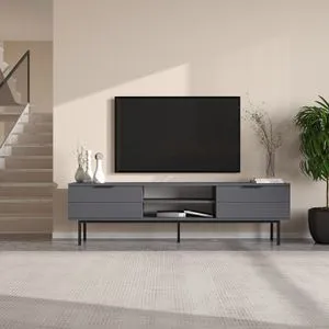 Paul - Anthracite Anthracite TV Stand