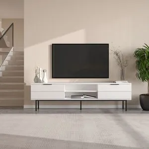 Paul - White White TV Stand
