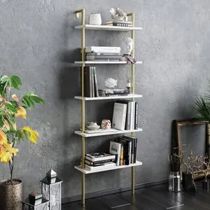 Paula - White, Gold White
Gold Bookshelf