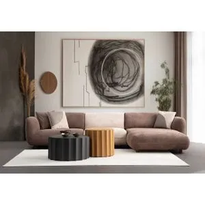 Pavia Corner 2 (L1,5+O1+Chlr) Krem-Braon Ugaona Sofa