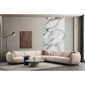 Pavia Ugaona Sofa 5 (L1,5+O1+Cx+O1+1,5R) Krem