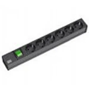PDU Basic ALU 19"1U,6xšuko sa prekidacem,16A, kabl 2m, 800.2080