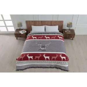 Peaceful Red
White
Grey Double Blanket