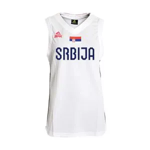 Peak Sport Košarkaški Dres i Šorc Srbija 2022 Beli Ženski