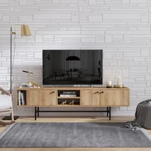 Pedro Oak
Black TV Stand