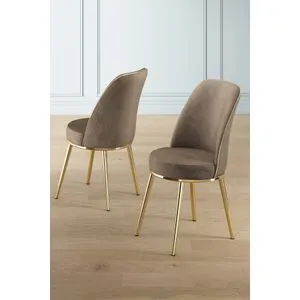 Pefa - Cappuccino, Gold Cappuccino
Gold Chair Set (2 Pieces)