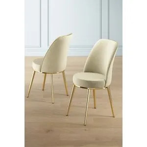 Pefa - Cream, Gold Cream
Gold Chair Set (4 Pieces)