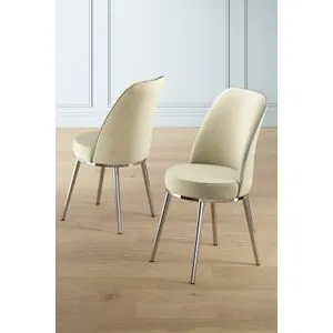 Pefa - Set stolica Chrome Cream (2 komada)