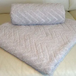 Peškir Zig Zag 70x130cm gray