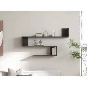 Penne - Anthracite Anthracite Wall Shelf