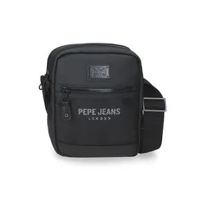 PEPE JEANS DURHAM muška torba na rame 17 × 22 × 7,5 cm - crna