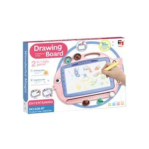 PERTINI Piši-briši tabla sa pečatima morski svet pink