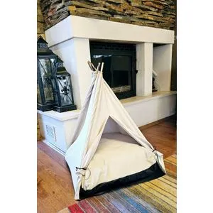 Pet Çadır Cream Pet Bed