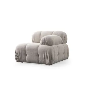 Petite 1R - Cream Cream 1-Seat Sofa