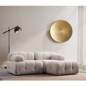 Petite 2 - Cream Cream Corner Sofa