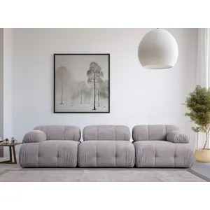 Petite 3 - Light Grey Light Grey 3-Seat Sofa