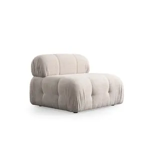 Petite O1 - Cream Cream 1-Seat Sofa