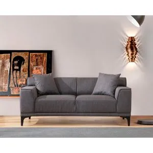 Petra 2 - Anthracite Anthracite 2-Seat Sofa