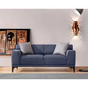 Petra 2 - Blue Blue 2-Seat Sofa