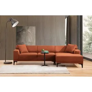 Petra R Corner - Orange Orange Corner Sofa
