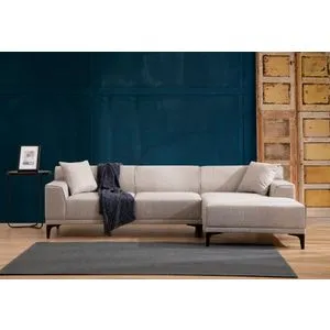 Petra R Corner - White White Corner Sofa