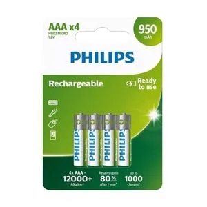 Philips baterije AAA 1.2V 950mAh punjive 4 kom