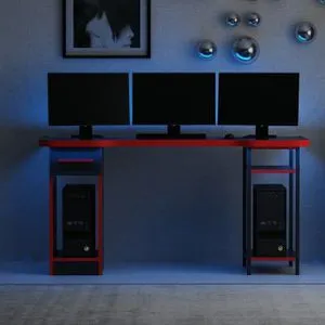 Phoenix 6 - Black, Red Black
Red Gaming Desk
