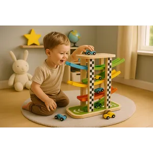 PHOOHI Drvena rampa za autiće