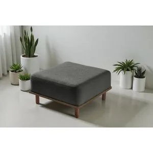 Pia - Anthracite Anthracite Pouffe