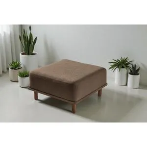 Pia - Brown Brown Pouffe