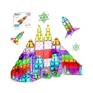 PicassoTiles Mini Diamond magnetne pločice raketa 30 kom
