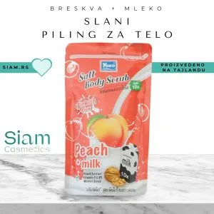 Piling so  za telo Breskva+Mleko 350 gr. YOKO