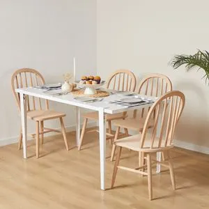 Pineios - White White Dining Table