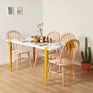 Pineios - White Yellow White
Yellow Dining Table