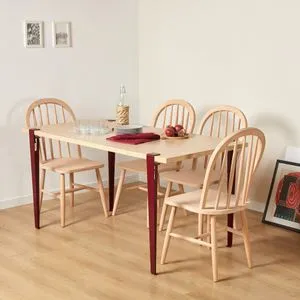 Pineios - Wooden Burgundy Wooden
Burgundy Dining Table