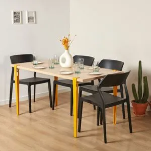 Pineios - Wooden Yellow Wooden
Yellow Dining Table