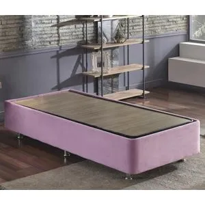 Pinky Single - 90x190 Pink Single Bed Base
