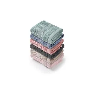 Piramit 3 Multicolor Wash Towel Set (6 Pieces)