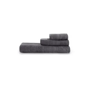 Piramit - Anthracite Anthracite Towel Set (3 Pieces)