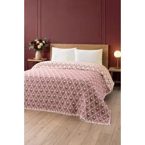 Piramit - Burgundy Burgundy Muslin King Quilt