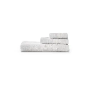 Piramit - Cream Cream Towel Set (3 Pieces)