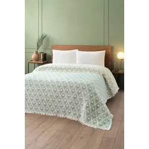 Piramit - Mint Mint Muslin King Quilt
