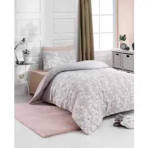 Piti Yaprak - Rose Dusty Rose Single Quilt Cover Set (FR)